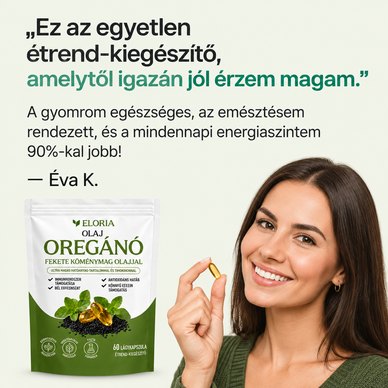Eloria® Oregánóolaj Lágyzselatin Kapszula